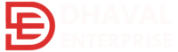 dhawal enterprise logo white